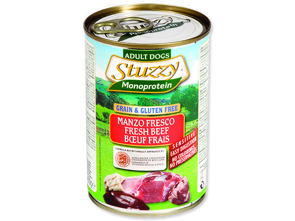 Konzerva STUZZY Dog Monoprotein hovězí 400 g