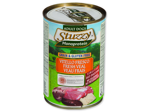 Konzerva STUZZY Dog Monoprotein telecí 400 g