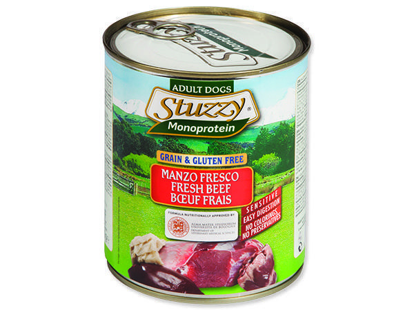 Konzerva STUZZY Dog Monoprotein hovězí 800 g