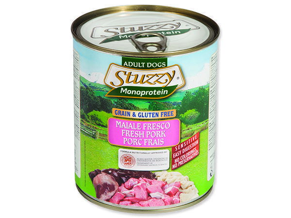Konzerva STUZZY Dog Monoprotein vepřové 800 g