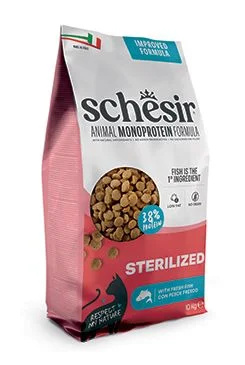 Schesir S.p.A. Schesir Cat Animal Monoprotein Sterilized rybí 10kg