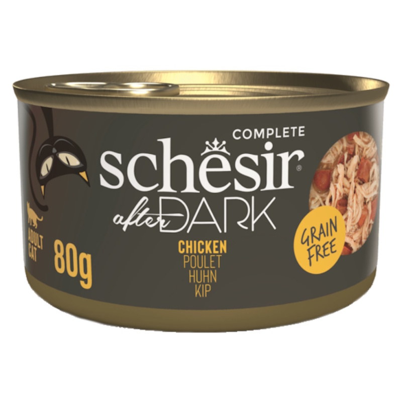 Schesir Cat konz. After Dark Wholefood kuře  80 g 