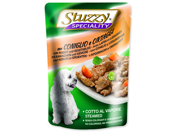 Kapsička STUZZY Dog Speciality králík + zelenina 100 g