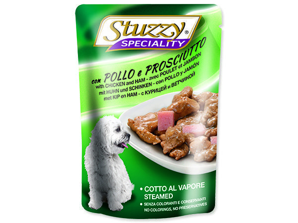 Kapsička STUZZY Dog Speciality kuře + šunka 100 g