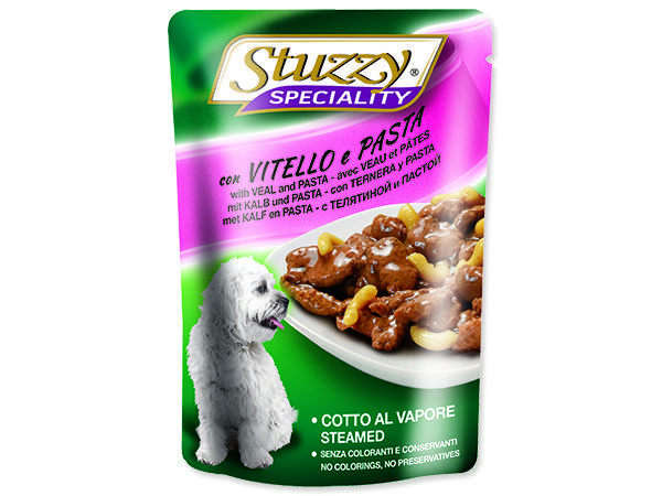 Kapsička STUZZY Dog Speciality telecí + těstoviny 100 g