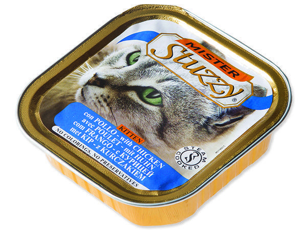 Vanička MISTER STUZZY Kitten kuřecí 100 g