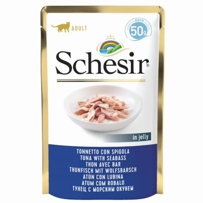 Schesir Cat kapsa Adult tuňák/moř.okoun 50G