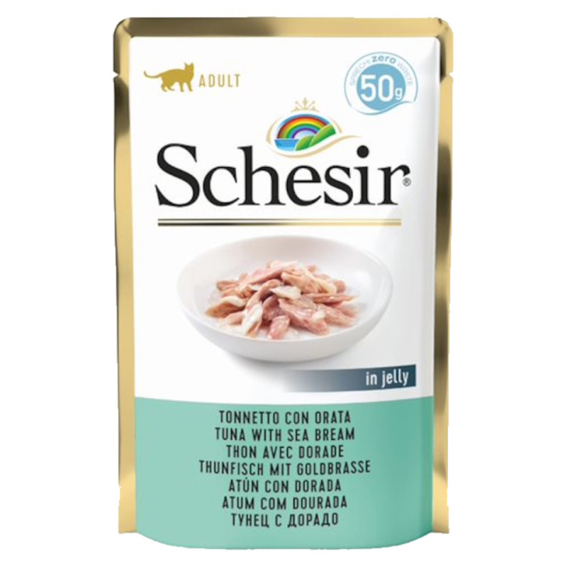 Schesir Cat kapsa Adult tuňák/pražma 50G