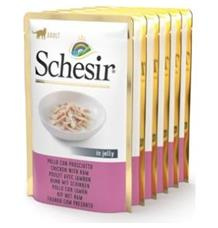 Schesir Cat kapsa Adult kuře/šunka 50G