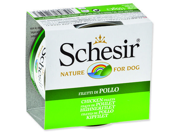 Konzerva SCHESIR Dog kuřecí v želé 150 g