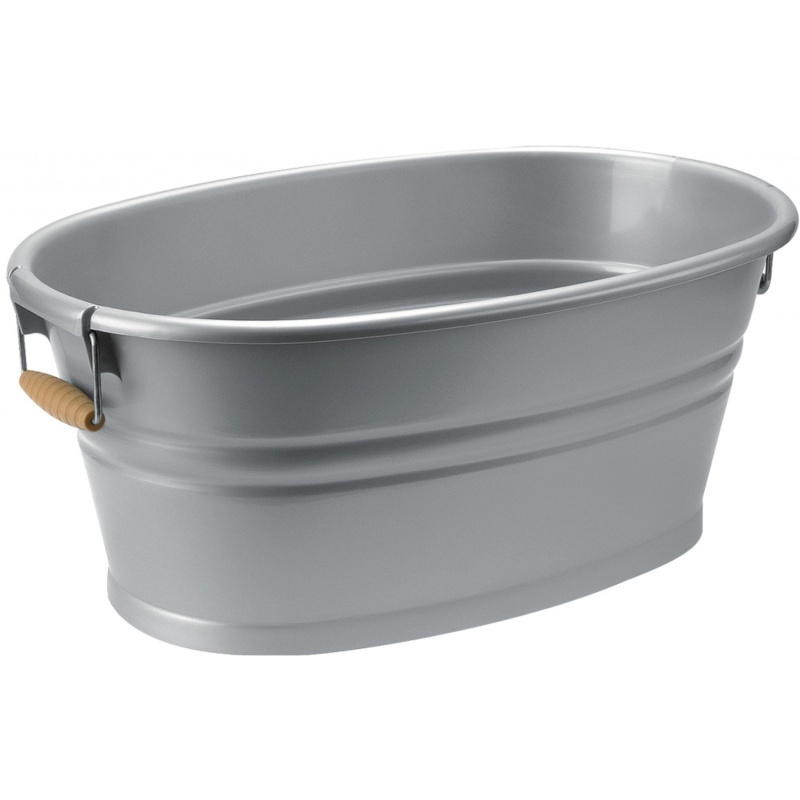 Tontarelli Vědro Nostalgia, stříbrná, 12 l