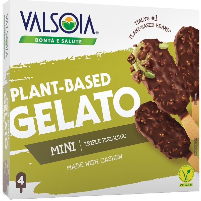Valsoia Plant-based kešu pistáciové nanuky multipack (4×81,5 ml)