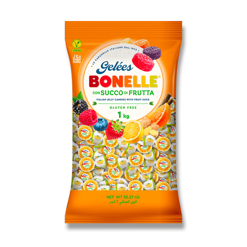 Bonelle Limone Zenzero - bonbóny - citrón a zázvor, 1 kg