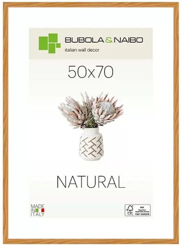 Obrazový rám Bubola & Naibo Tulipa 6340 / 50 x 70 cm / dřevo / dub Varianta: ivi1