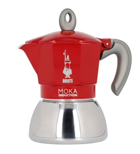 Bialetti Moka konvička Indukce červená (na 4 šálky)