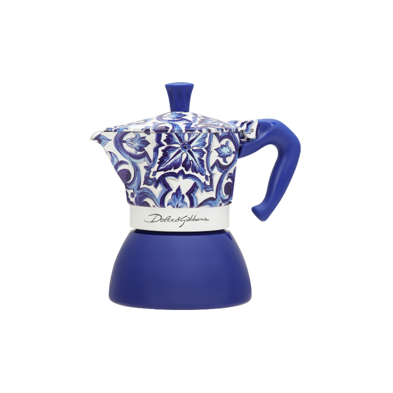 Bialetti Konvička Moka Induction, Blue Mediterraneo, 4 porce 990005356