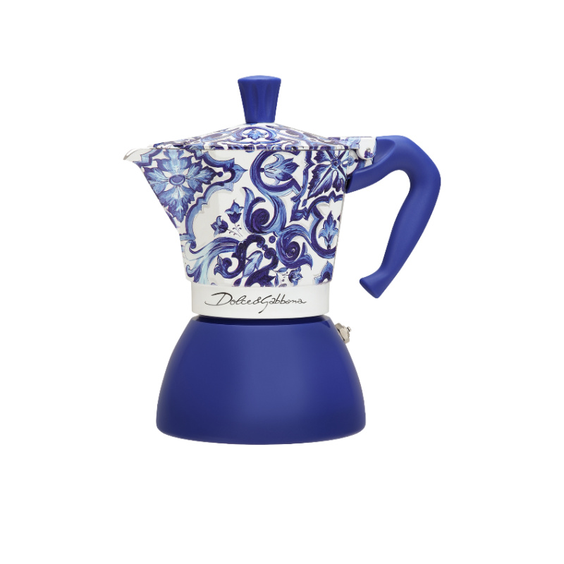 Bialetti Konvička Moka Induction, Blue Mediterraneo, 6 porcí 990005357