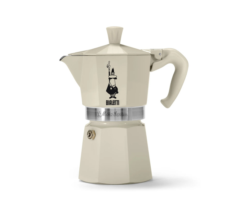 Bialetti Moka Express, 190 ml, krémová