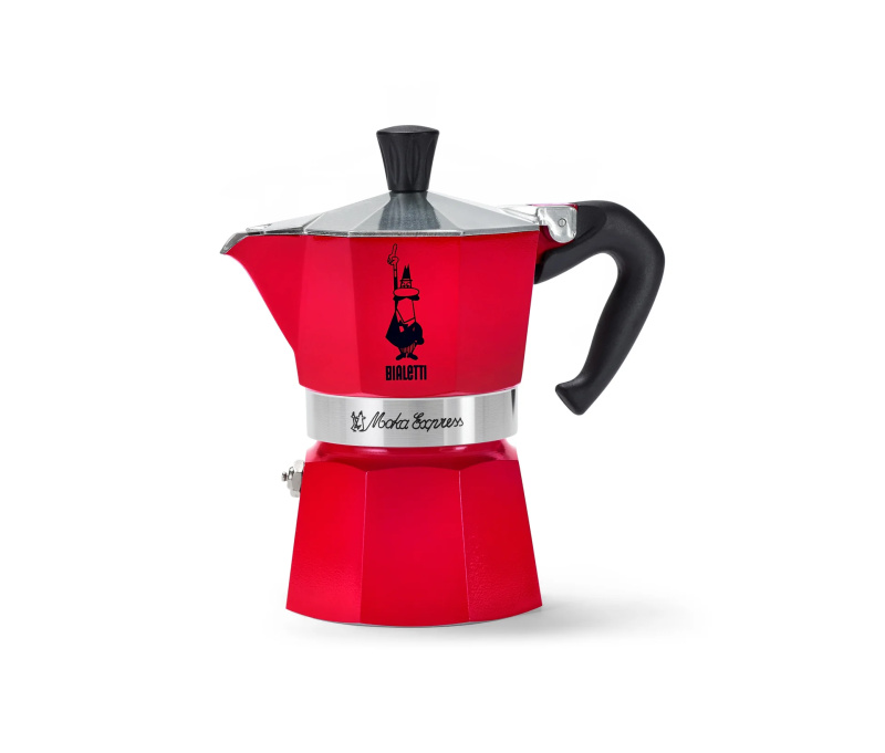 Bialetti Moka Express, 130 ml, červená