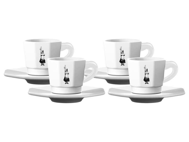 Bialetti Sada šálků na espresso, 8dílná