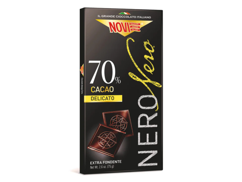 Novi NERO hořká čokoláda (NERO Nero Cacao) 70% 75g