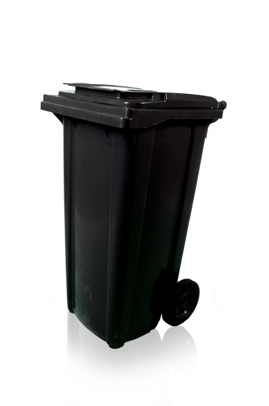 Popelnice plastová TBA MGB 120 l černá