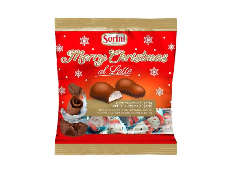 Sorini Vánoční pralinky z mléčné čokolády (Merry Christmas) 105g