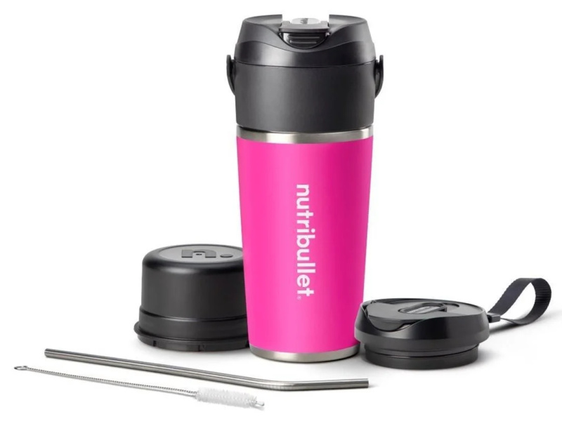 Přenosný mixér NutriBullet Flip NBP016MA / 2v1 / 420 W / růžová Varianta: ivi6
