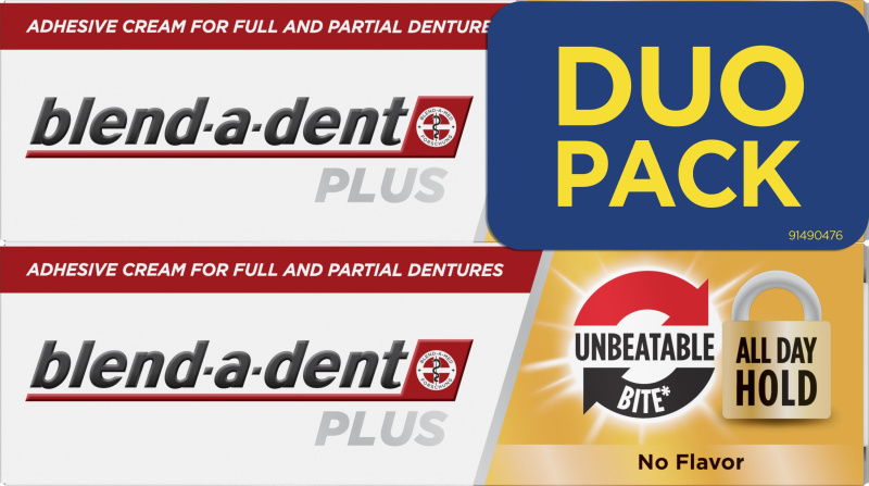 Blend-a-Dent Plus upevňující krém duo pack 2x40g