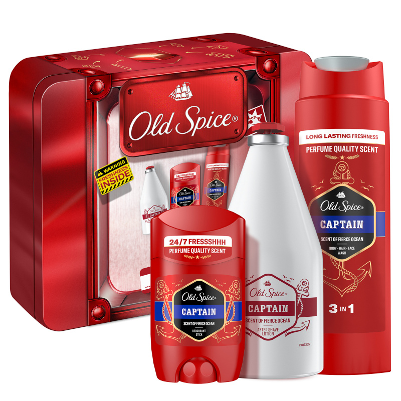Old Spice Captain Tin Box dárková sada pro muže