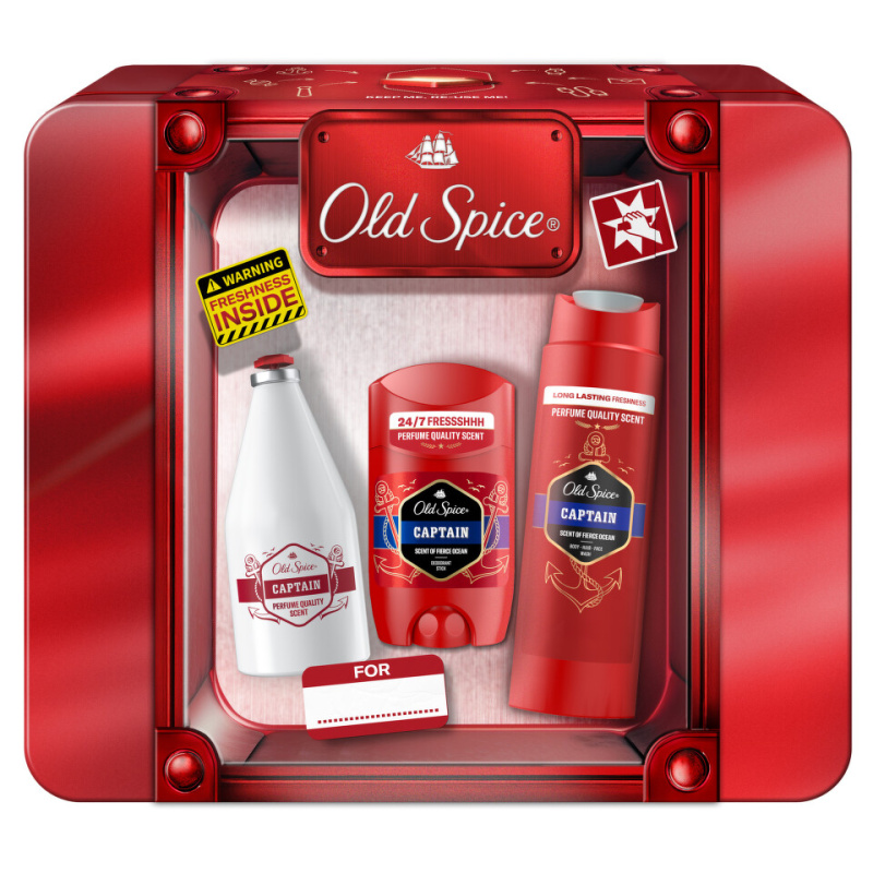 Old Spice Captain Tin Box dárková sada pro muže