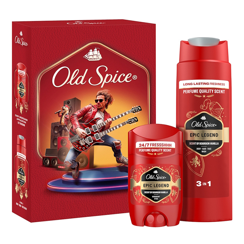 Old Spice Epic Legend Rockstar dárková sada pro muže