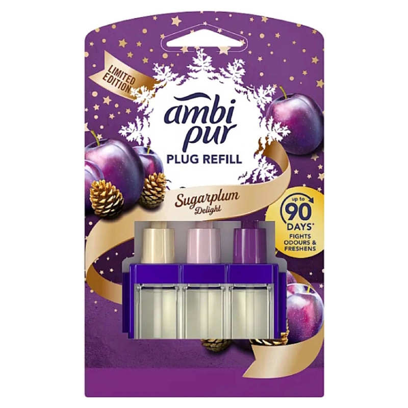 Ambi Pur 3Volution Sugarplum náhradní náplň do elektrického osvěžovače vzduchu