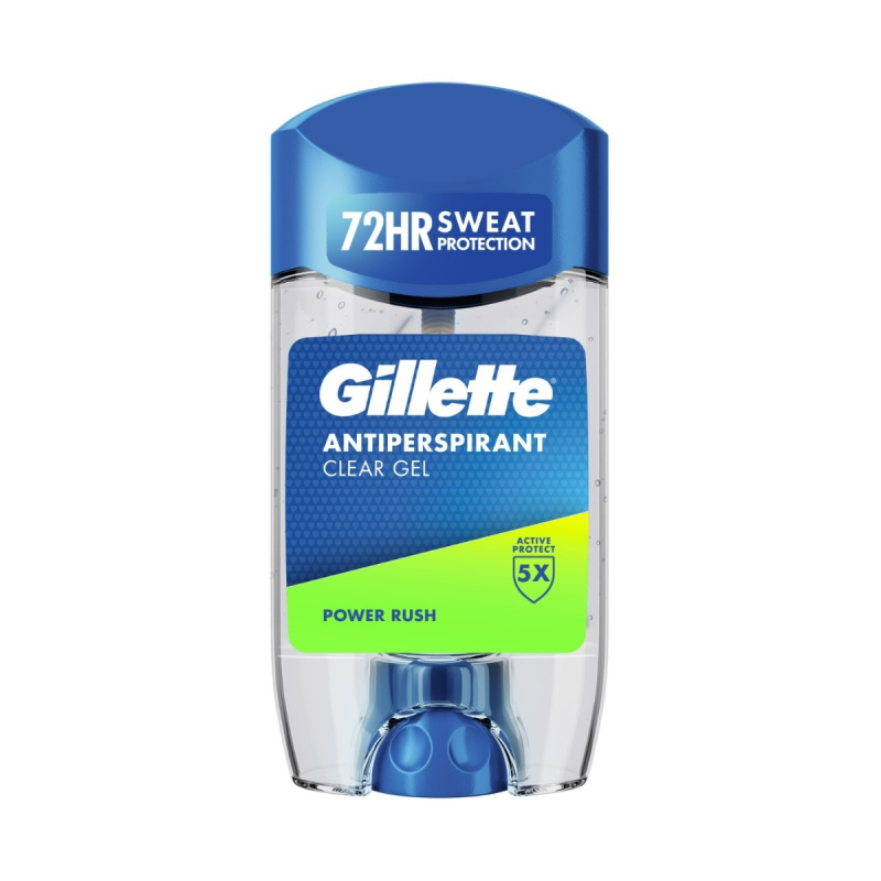 Gillette Gelový antiperspirant pro muže Power Rush 70 ml