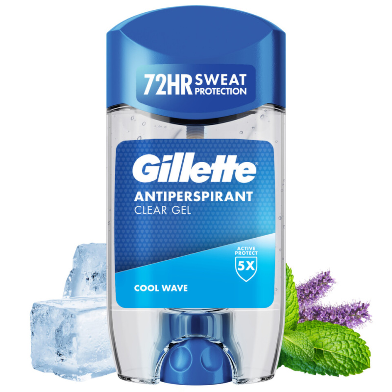 Gillette Gelový antiperspirant pro muže Cool Wave 70 ml
