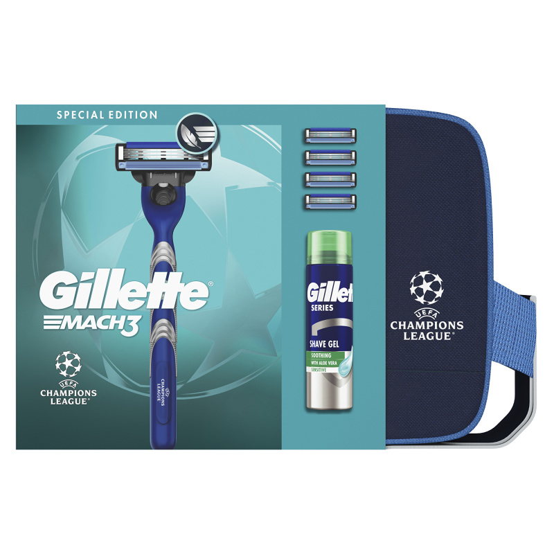 Gillette Champions League Special Edition dárková sada pro muže