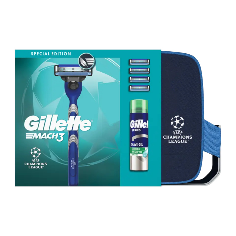 Gillette Champions League Special Edition dárková sada pro muže