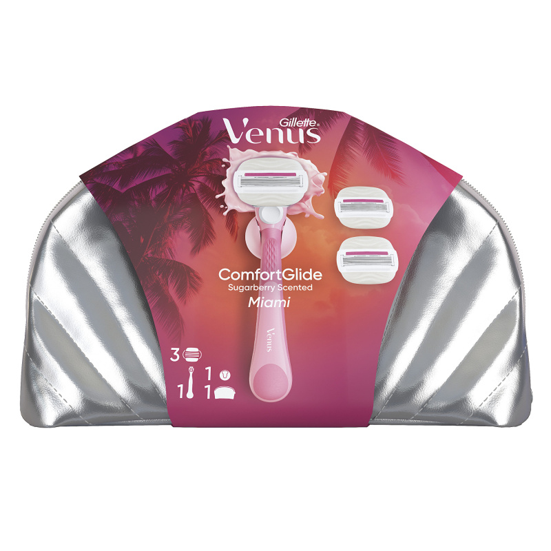 Gillette Venus Comfortglide Sugarberry Miami Gift Set dárková sada pro ženy