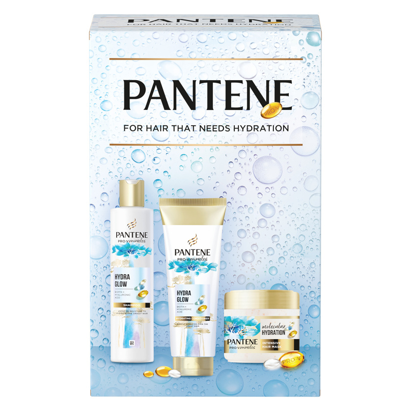 Pantene Pro-V Miracles Hydra Glow Gift Set dárková sada pro suché a poškozené vlasy