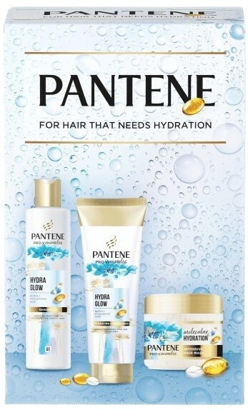 Pantene Pro-V Miracles Hydra Glow Gift Set dárková sada pro suché a poškozené vlasy