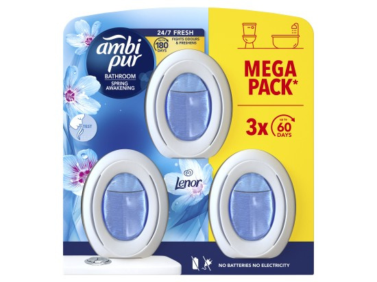 Ambi Pur Bathroom Spring Awakening osvěžovač vzduchu 3x8 ml