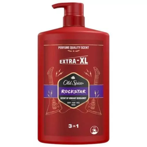 Old Spice RockStar sprchový gel pro muže na obličej, tělo a vlasy 1000 ml