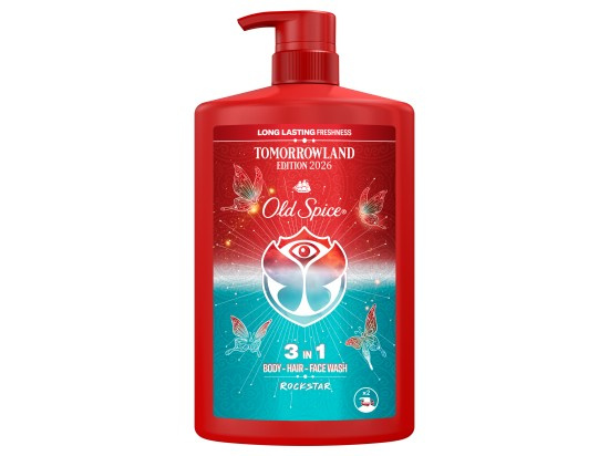 Old Spice RockStar sprchový gel pro muže na obličej, tělo a vlasy 1000 ml
