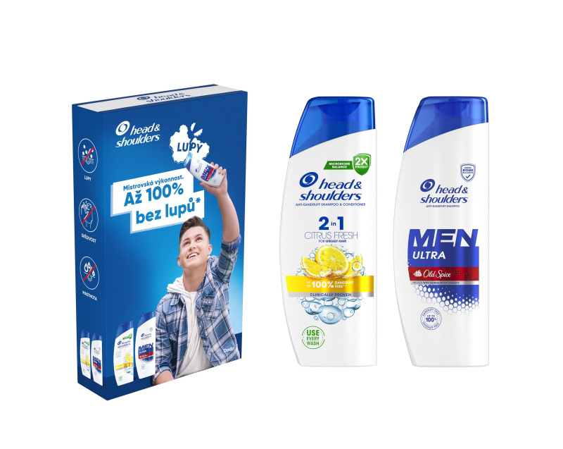 Head&Shoulders Šampon Men Ultra + Citrus 330 ml + 220 ml