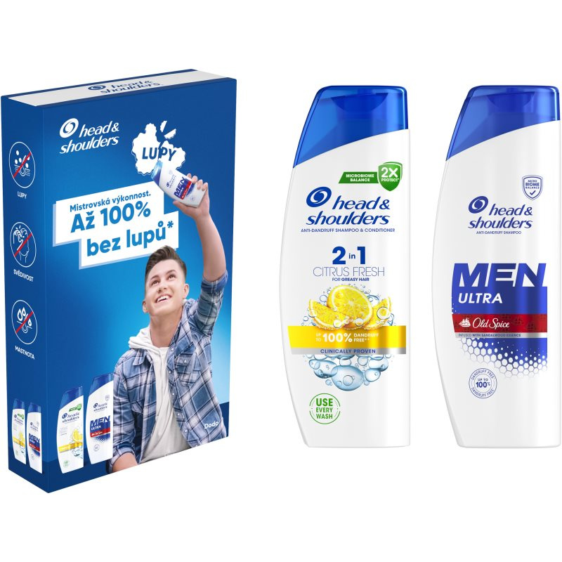 Head&Shoulders Šampon Men Ultra + Citrus 330 ml + 220 ml