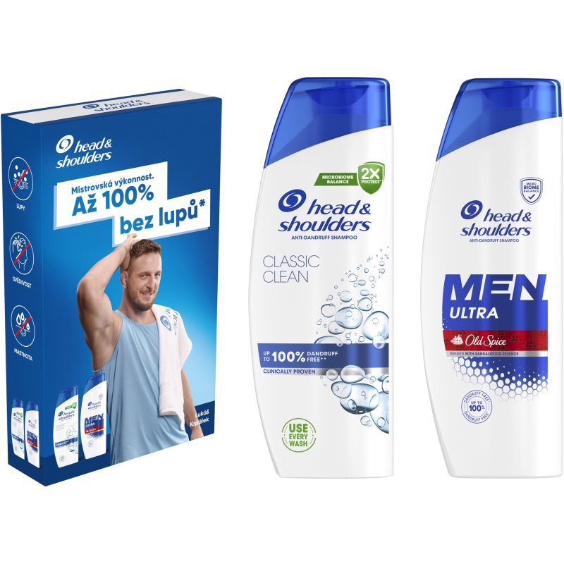 Head&Shoulders Šampon Men Ultra + Classic Clean 330 ml + 220 ml