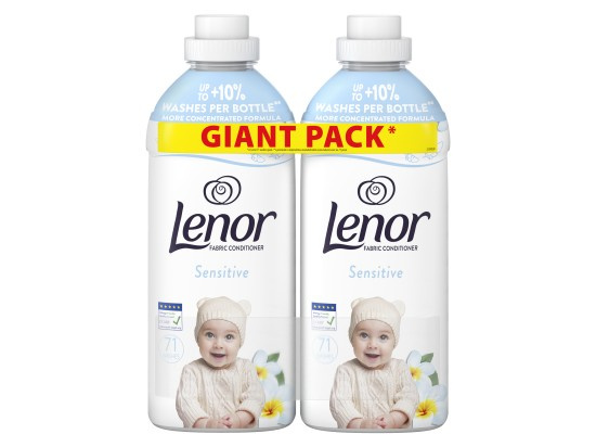 LENOR Sensitive Aviváž 142 praní 2 x 1,491 l