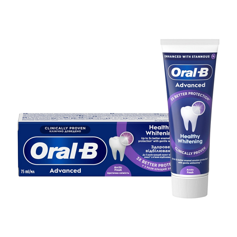 Oral-B Advanced Healthy Whitening Arctic Fresh zubní pasta 75 ml