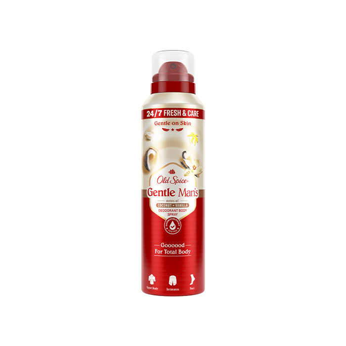 Old Spice Gentle Man's Coconut & Vanilla deodorant ve spreji bez obsahu hliníku 140 ml