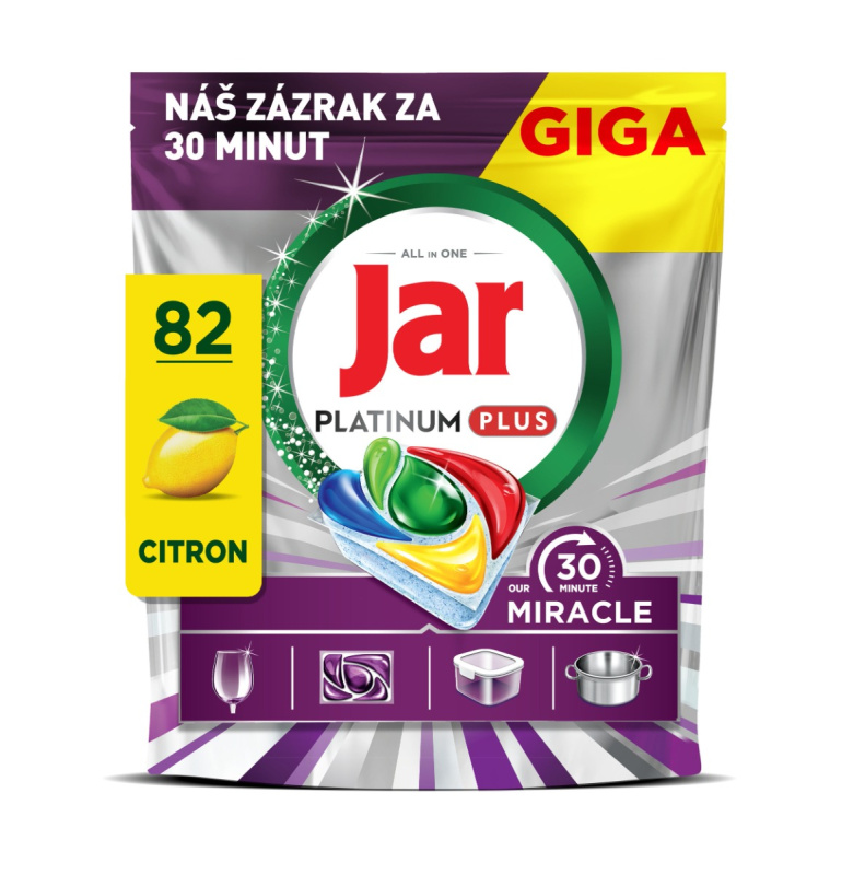 Jar Platinum Plus 30 Minute Miracle tablety do myčky